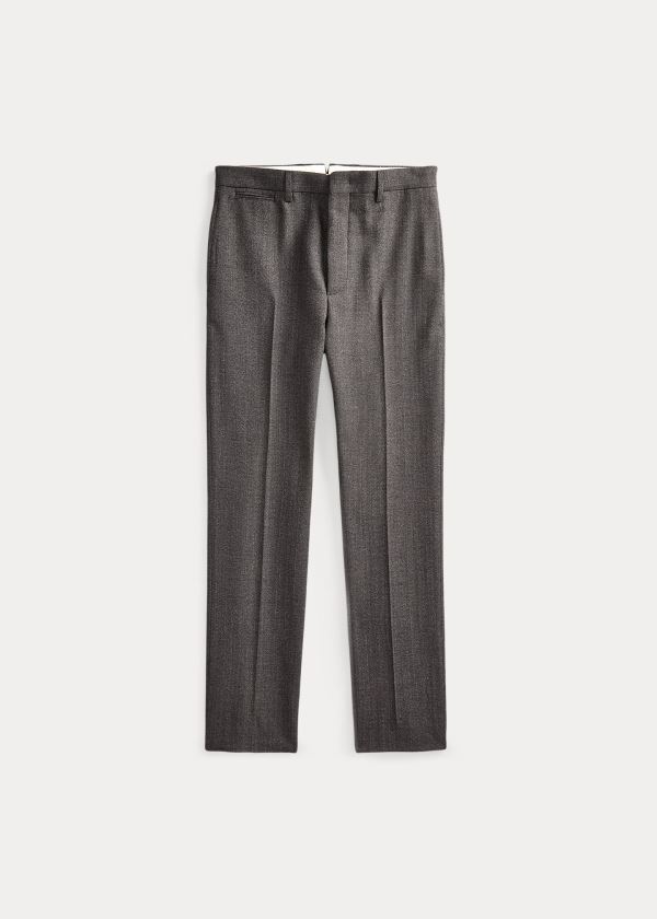 Ralph Lauren Slim Wool Herringbone Bukser Herre Danmark (NGYRV6274)